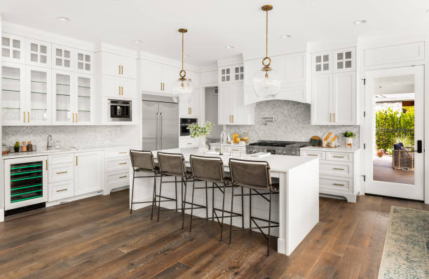 Tile pattern layout planning for backsplash in Harmans